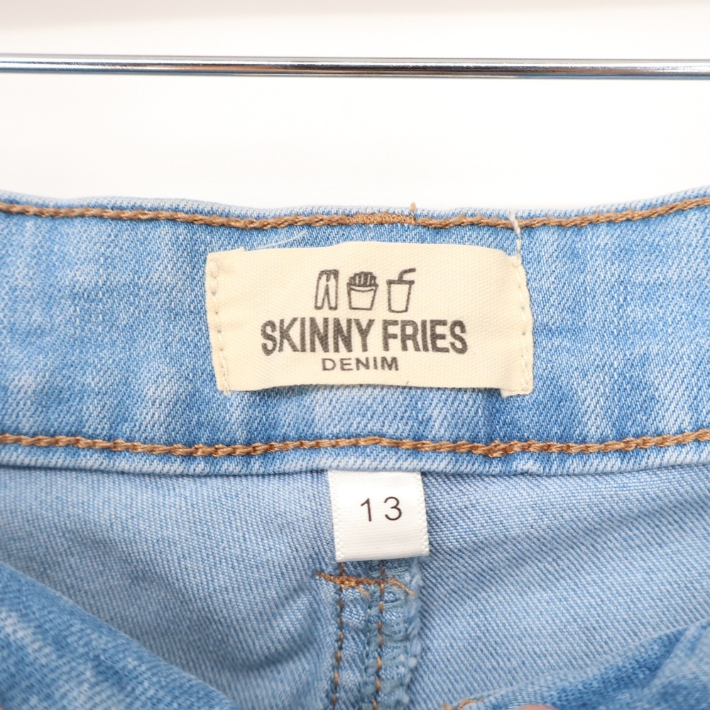 Skinny Fries Womens High Rise Sculpted Skinny Jeans Light Blue Size 13 NWT - Picture 2 of 9